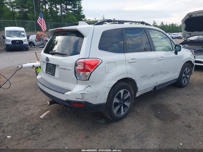 Vin: jf2sjajc5jh597705, lot: 46000266, subaru forester 2.5i limited 20184