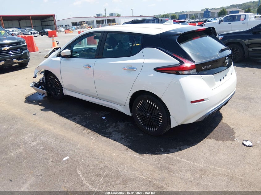 Vin: 1n4cz1cv1pc550872, lot: 46000298, nissan leaf sv plus 60 kwh 20233