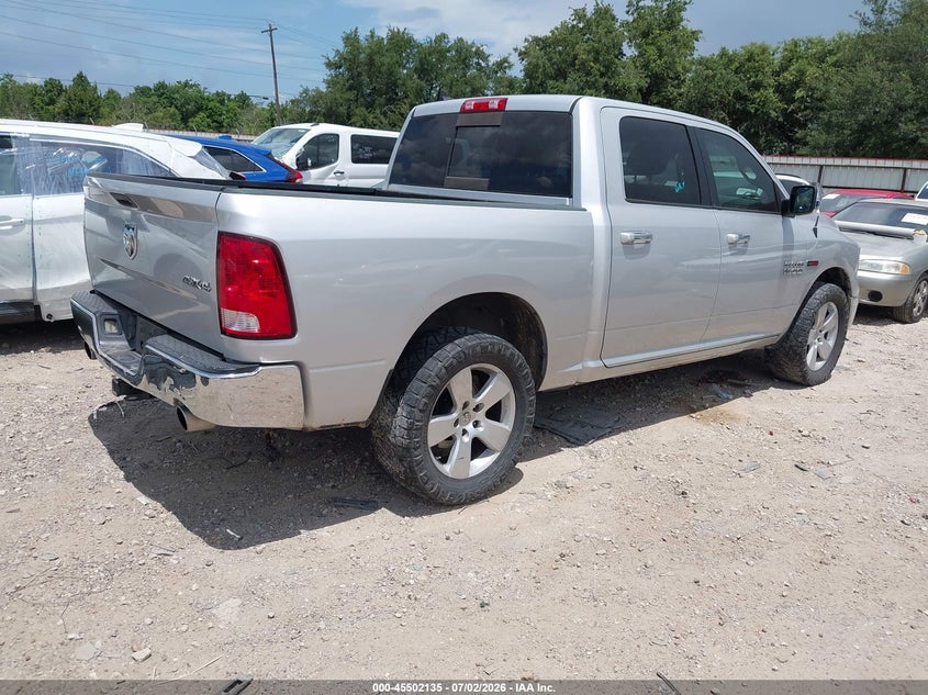 Vin: 1c6rr7lm7hs871540, lot: 46000351, ram 1500 big horn  4x4 5'7 box 20174