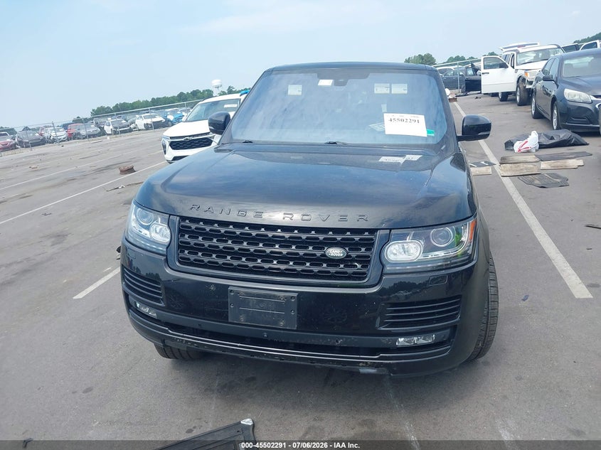 2016 Land Rover Range Rover 5.0L V8 Supercharged VIN: SALGS3EF0GA259849 Lot: 45502291