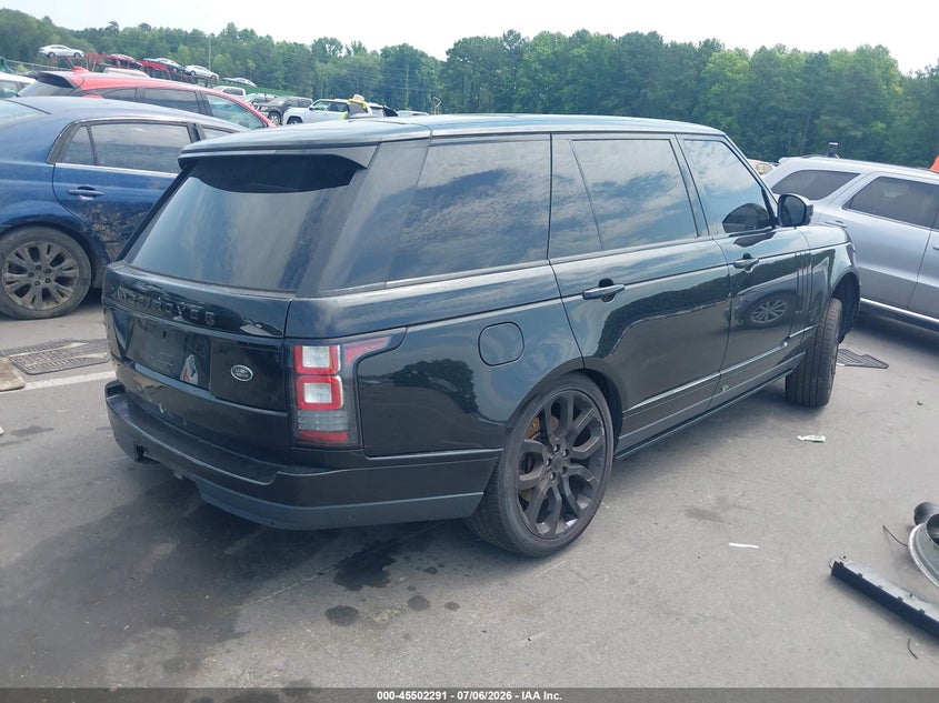 2016 LAND ROVER RANGE ROVER auction photo 4