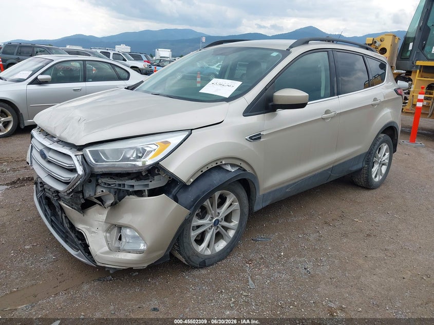 2018 Ford Escape, Удар спереди, IAAI, VIN 1FMCU9HD4JUD44837 — фото 2