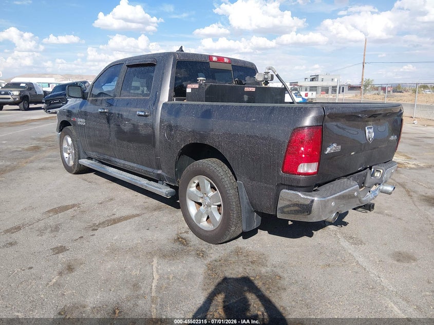 Vin: 1c6rr7lm1hs877365, lot: 46000531, ram 1500 big horn  4x4 5'7 box 20173