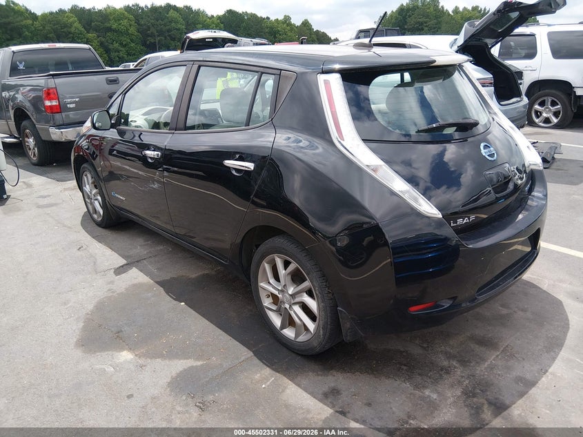 2015 NISSAN LEAF auction photo 3