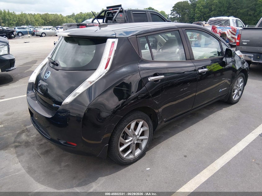 2015 NISSAN LEAF auction photo 4