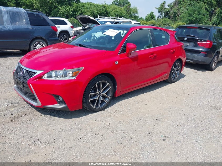 Vin: jthkd5bh7e2194758, lot: 46000562, lexus ct 200h 20142