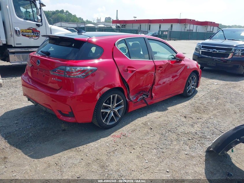 Vin: jthkd5bh7e2194758, lot: 46000562, lexus ct 200h 20144
