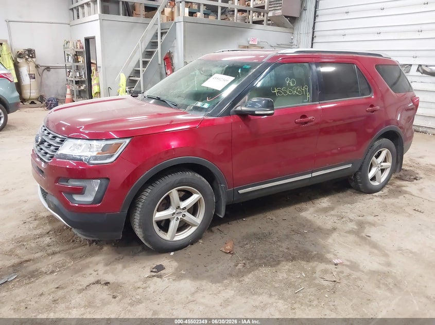 Vin: 1fm5k8d86ggb26052, lot: 46000565, ford explorer xlt 20162