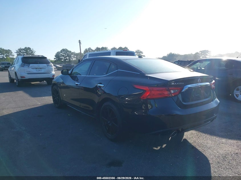 2016 NISSAN MAXIMA auction photo 3