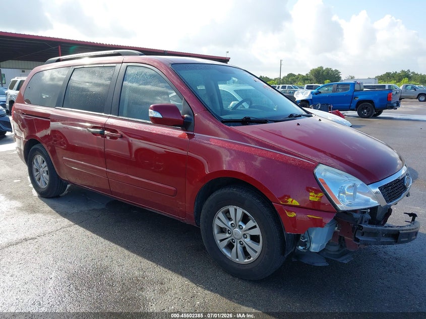 2012 Kia Sedona Lx VIN: KNDMG4C7XC6432142 Lot: 45502385