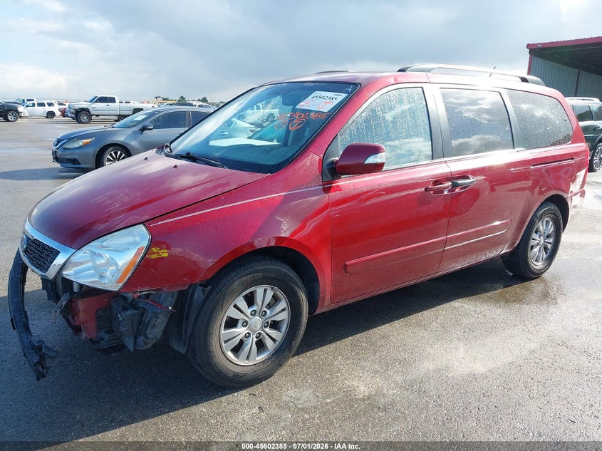 2012 Kia Sedona Lx VIN: KNDMG4C7XC6432142 Lot: 45502385