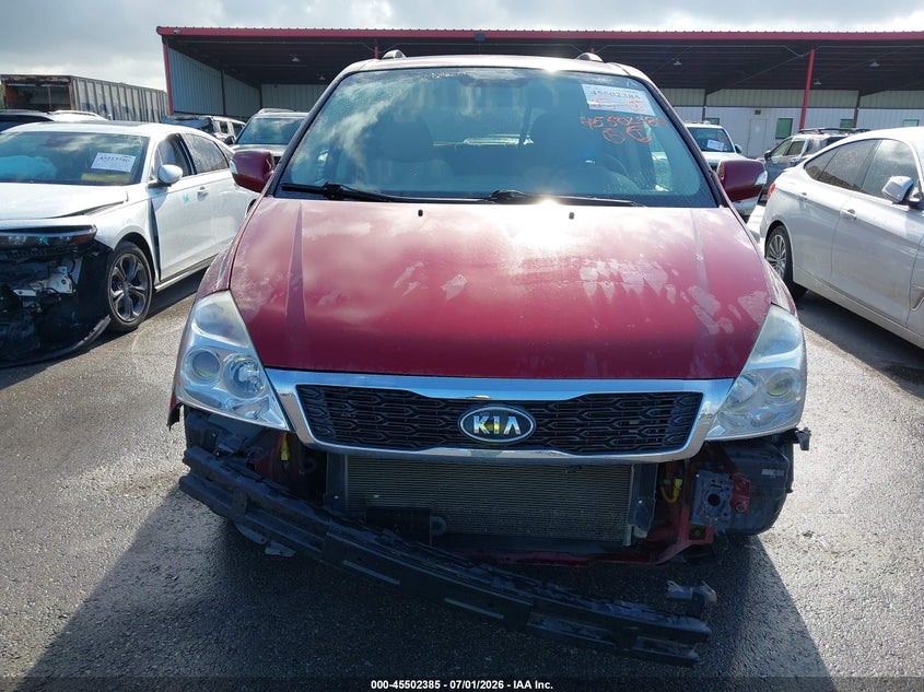 2012 Kia Sedona Lx VIN: KNDMG4C7XC6432142 Lot: 45502385
