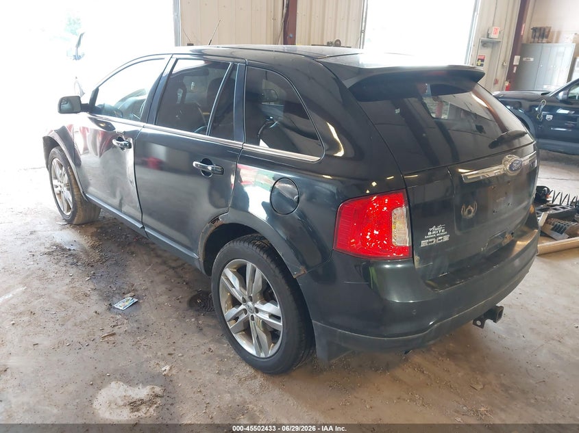 Vin: 2fmdk4kc3cba72352, lot: 46000649, ford edge limited 20123