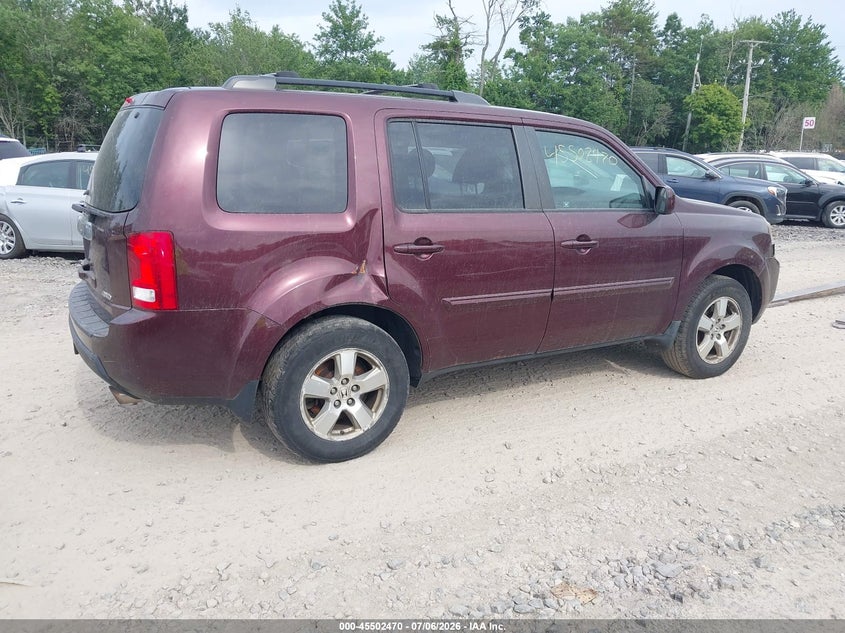 Vin: 5fnyf4h55bb030818, lot: 46000686, honda pilot ex-l 20114