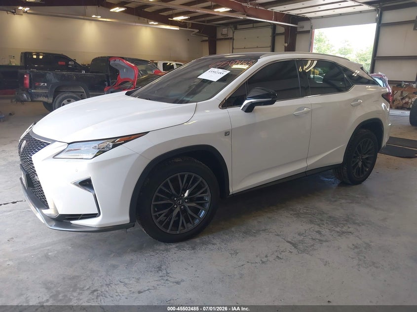 Vin: 2t2bzmca5hc071945, lot: 46000701, lexus rx 350 f sport 20172