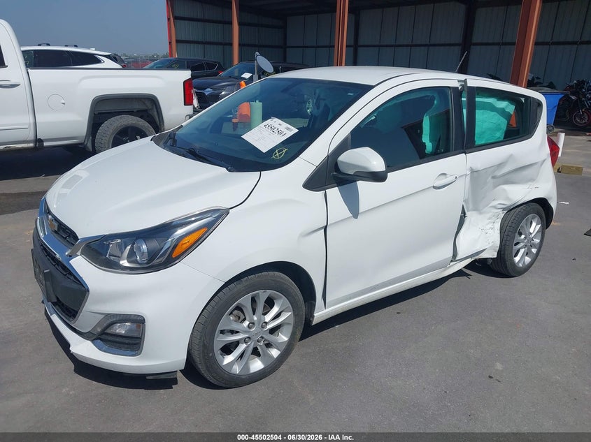 2020 Chevrolet Spark, Left Side, IAAI, VIN KL8CD6SAXLC431709 — photo 2