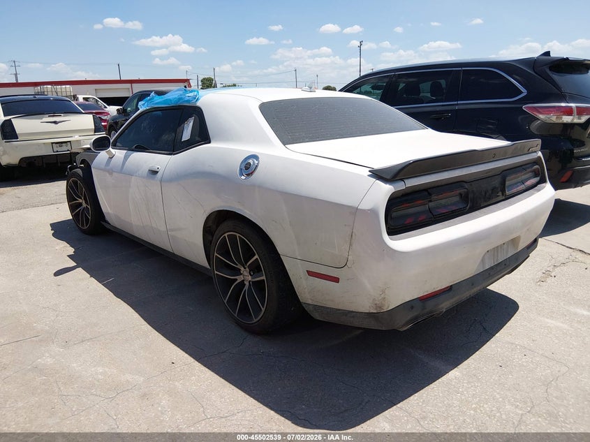 Vin: 2c3cdzfj8fh850764, lot: 46000755, dodge challenger r/t scat pack 20153