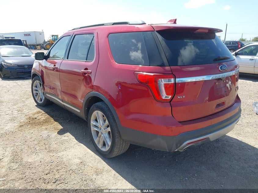 Vin: 1fm5k7d89hga33151, lot: 46000899, ford explorer xlt 20173