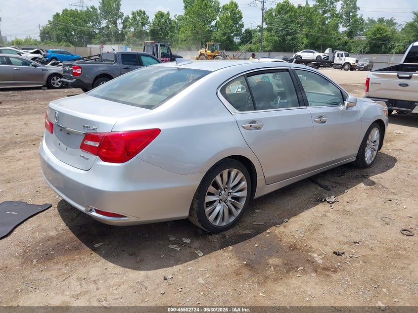 Vin: jh4kc1f59ec007655, lot: 46000940, acura rlx 20144
