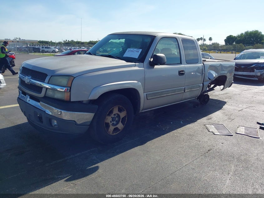 2005 Chevrolet Silverado, По колу, IAAI, VIN 1GCEK19Z55Z241384 — фото 2
