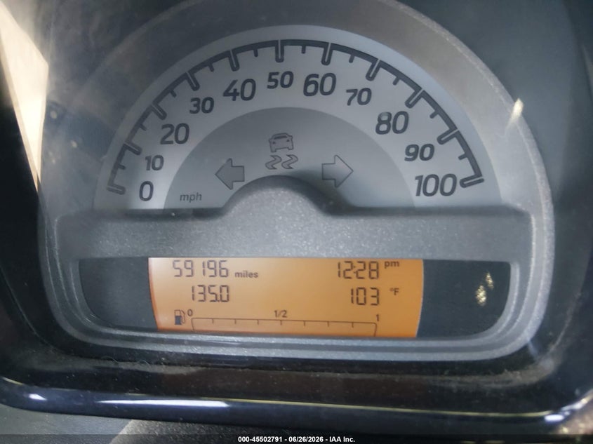 2013 Smart Fortwo Pure VIN: WMEEJ3BAXDK697375 Lot: 45502791