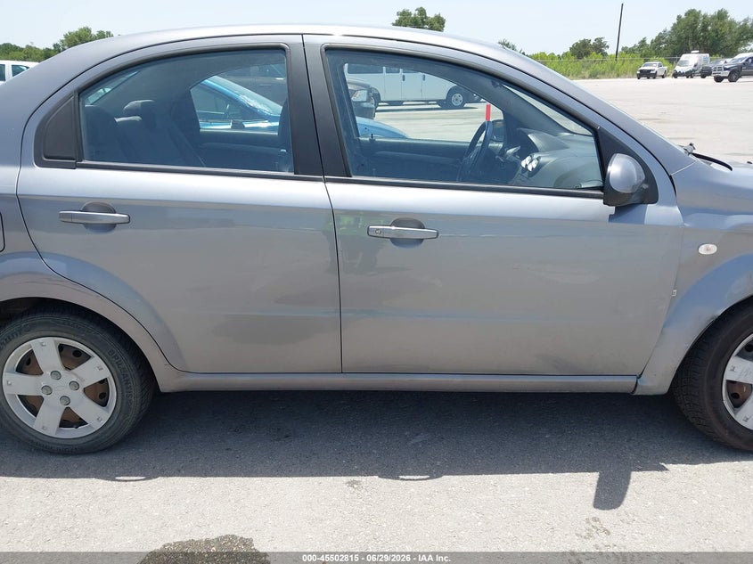 2007 Chevrolet Aveo Ls VIN: KL1TD56607B158368 Lot: 45502815