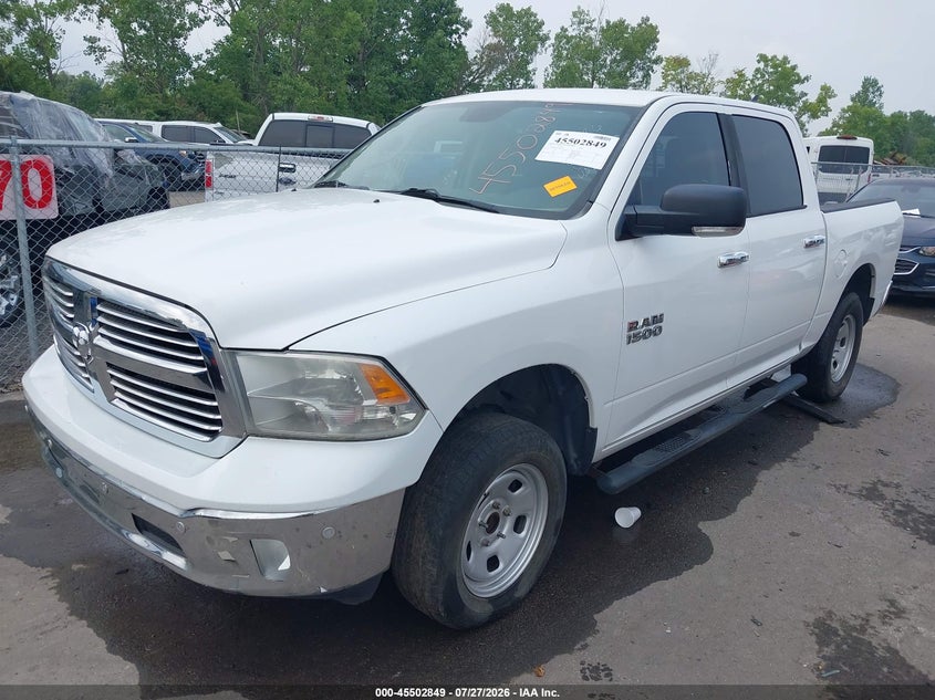 Vin: 1c6rr6lg4gs403705, lot: 46001065, ram 1500 big horn 20162