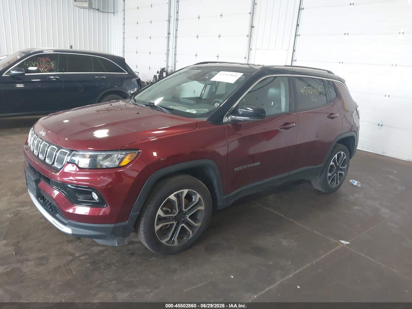 JEEP COMPASS 2022 VIN 3C4NJDCB9NT186736
