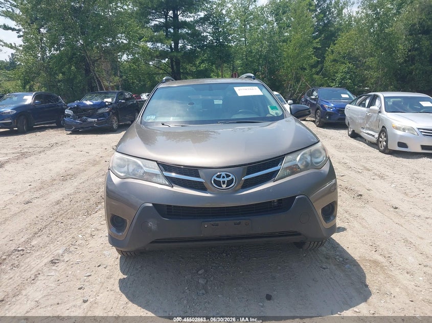2013 TOYOTA RAV 4 SPORT UTILITY VEHICLE 2.5L I-4 DOHC, VVT, 176HP