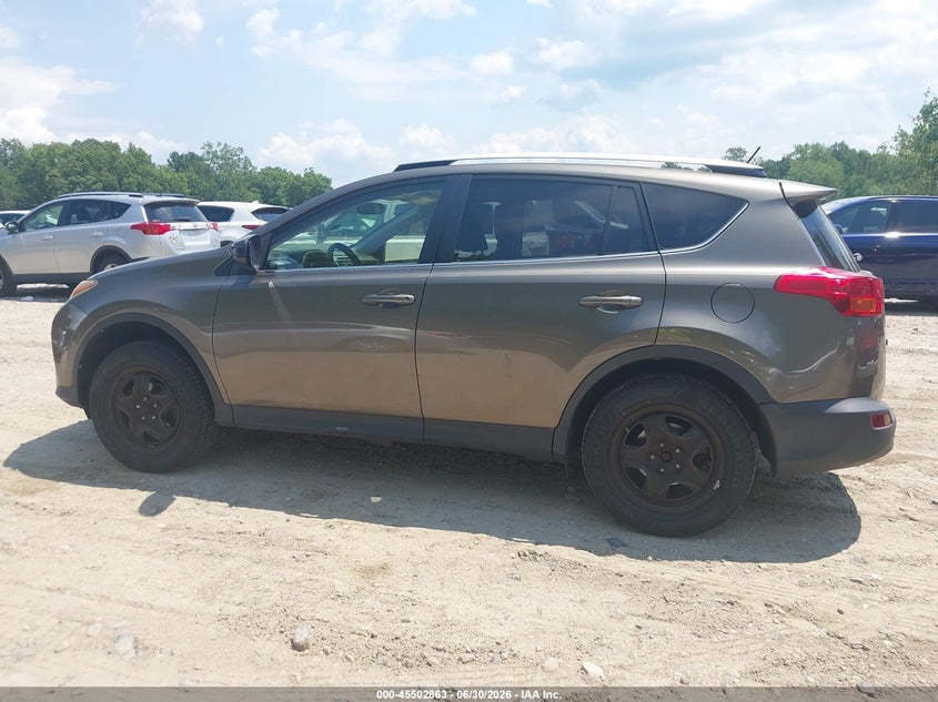 2013 TOYOTA RAV 4 SPORT UTILITY VEHICLE 2.5L I-4 DOHC, VVT, 176HP