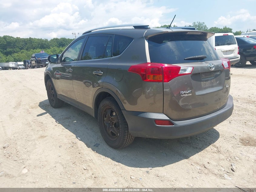 2013 TOYOTA RAV 4 SPORT UTILITY VEHICLE 2.5L I-4 DOHC, VVT, 176HP