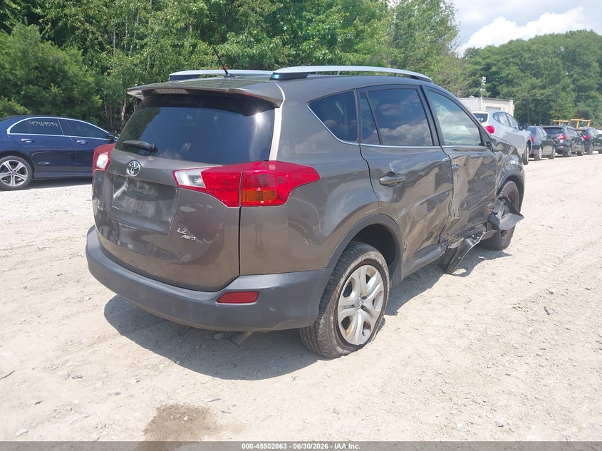 2013 TOYOTA RAV 4 SPORT UTILITY VEHICLE 2.5L I-4 DOHC, VVT, 176HP