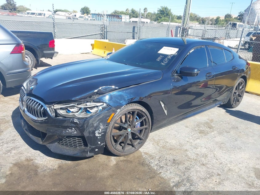 Vin: wbagv2c09nck07500, lot: 46001092, bmw 840 gran coupe i 20222