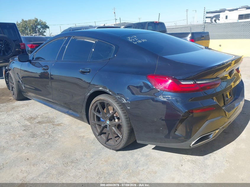 Vin: wbagv2c09nck07500, lot: 46001092, bmw 840 gran coupe i 20223