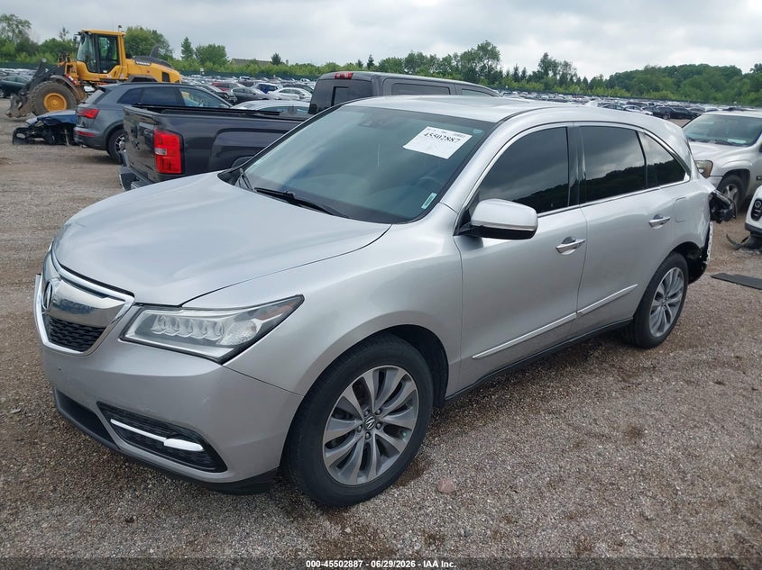 2014 ACURA MDX auction photo 2
