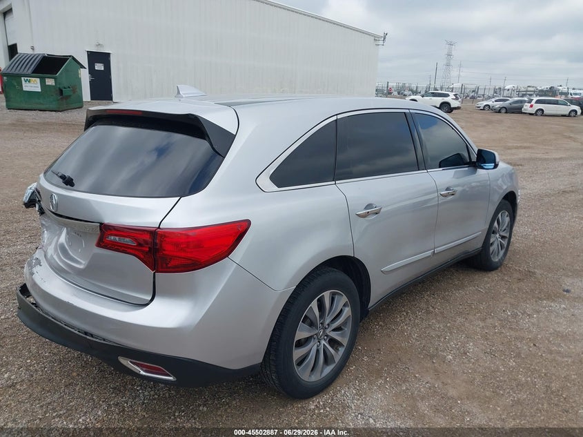 2014 ACURA MDX auction photo 4