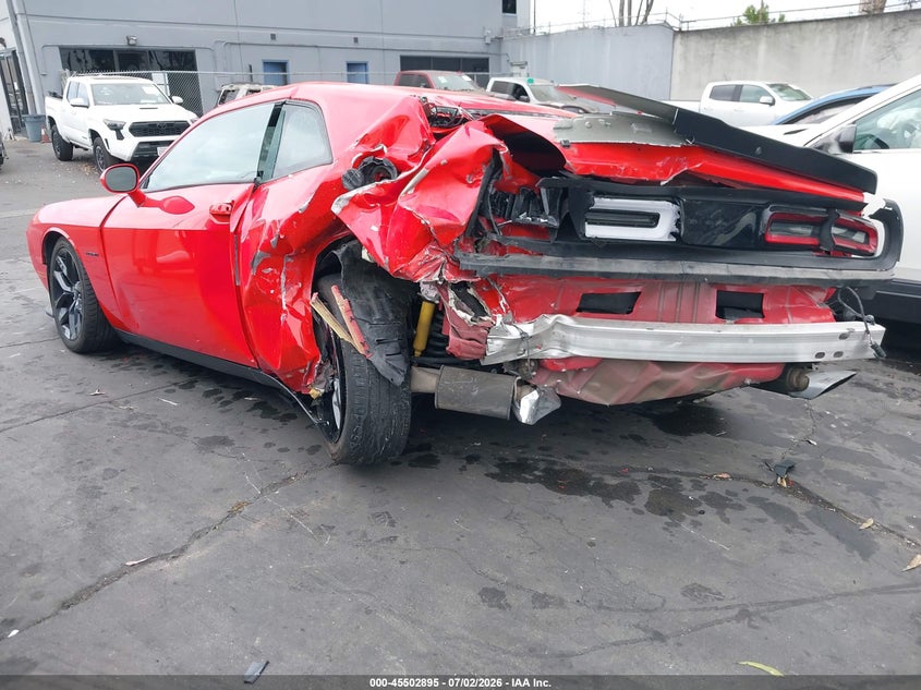 Vin: 2c3cdzbt2nh172096, lot: 46001111, dodge challenger r/t 20223