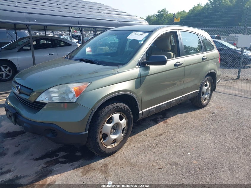 2008 Honda CR-V, Rear, IAAI, VIN 5J6RE48378L033239 — photo 2