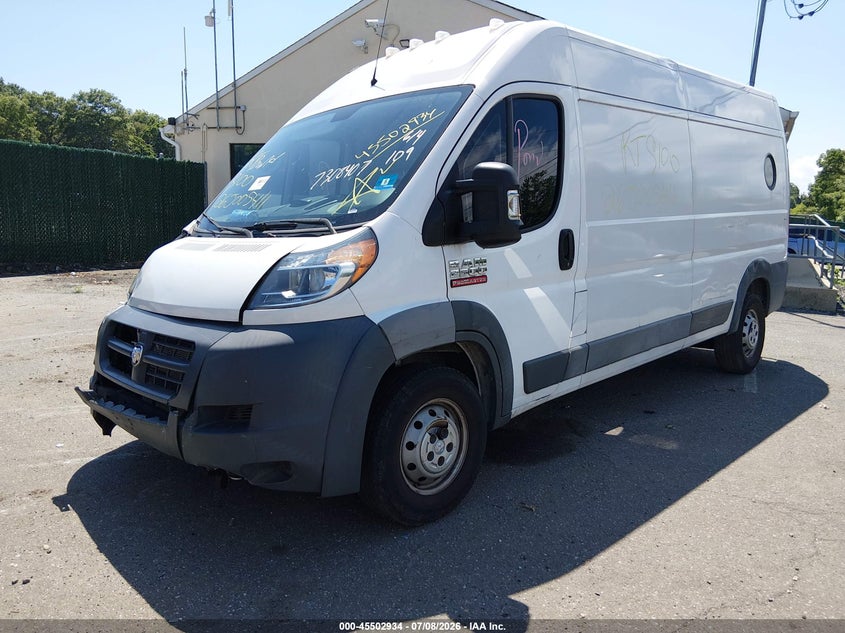 Vin: 3c6trvdg3he541397, lot: 46001150, ram promaster 2500 high roof 159 wb 20172