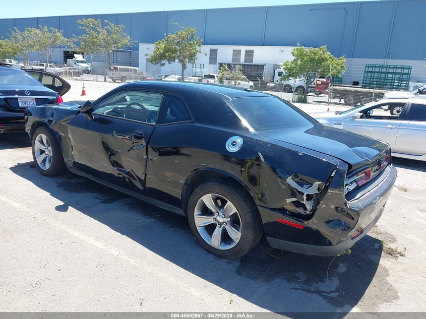Vin: 2c3cdzag4fh911555, lot: 46001183, dodge challenger sxt 20153