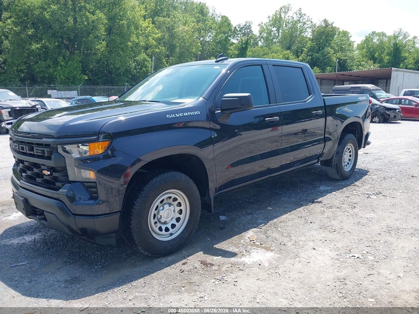 2023 Chevrolet Silverado 1500 4wd  Short Bed Wt 1GCPDAEK6PZ231896 photo 1