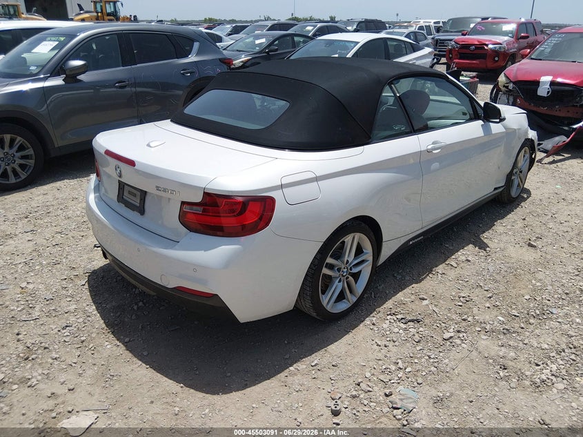 Vin: wba2k9c33hv647355, lot: 46001307, bmw 230i 20174