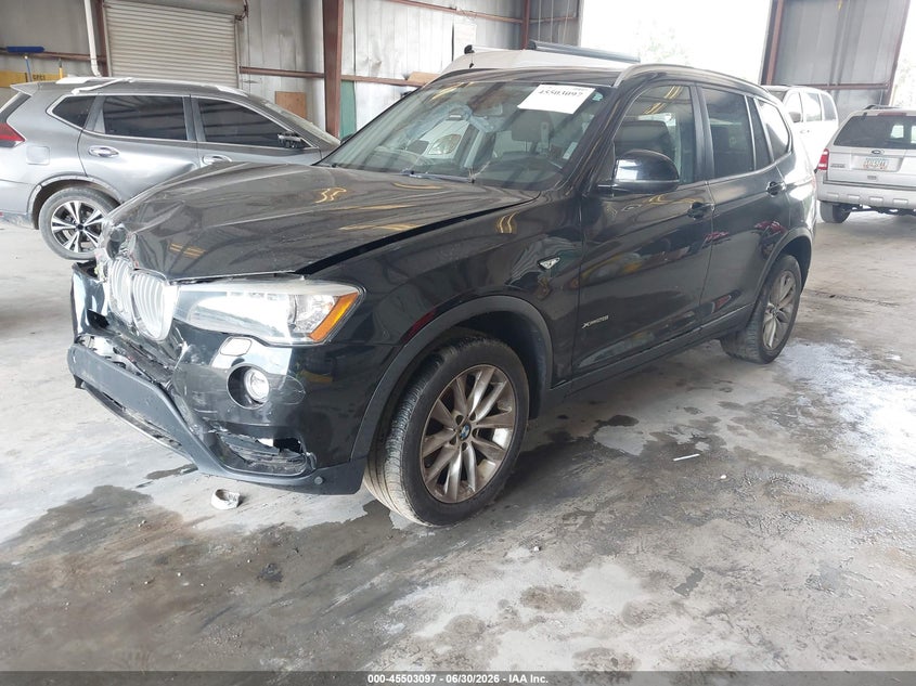 2016 BMW X3 SPORT UTILITY VEHICLE 2.0L I-4 DI, DOHC, VVT, TURBO, 240HP
