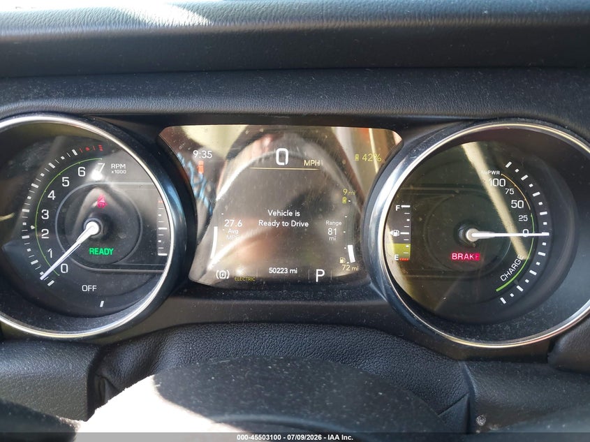 2021 Jeep Wrangler 4Xe Unlimited Rubicon 4X4 VIN: 1C4JJXR64MW824992 Lot: 45503100