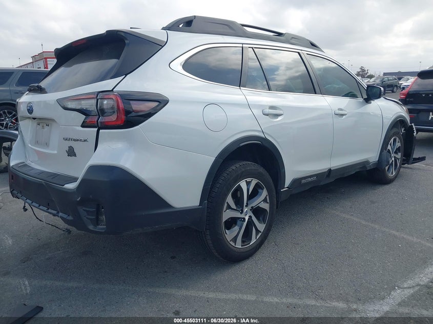 Vin: 4s4btanc4m3165722, lot: 46001327, subaru outback limited 20214