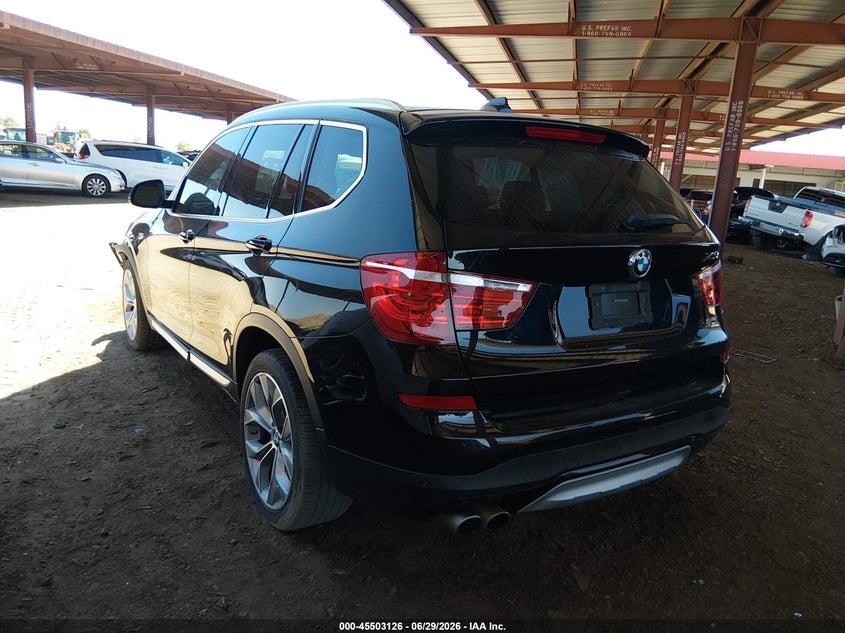 Vin: 5uxwz7c33h0v91241, lot: 46001341, bmw x3 sdrive28i 20173