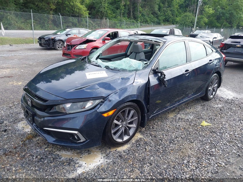 2020 Honda Civic Ex 19XFC1F3XLE007431 photo 1