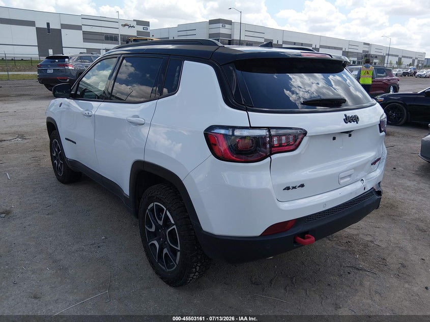 Vin: 3c4njddn3st583959, lot: 46001377, jeep compass trailhawk 4x4 20253