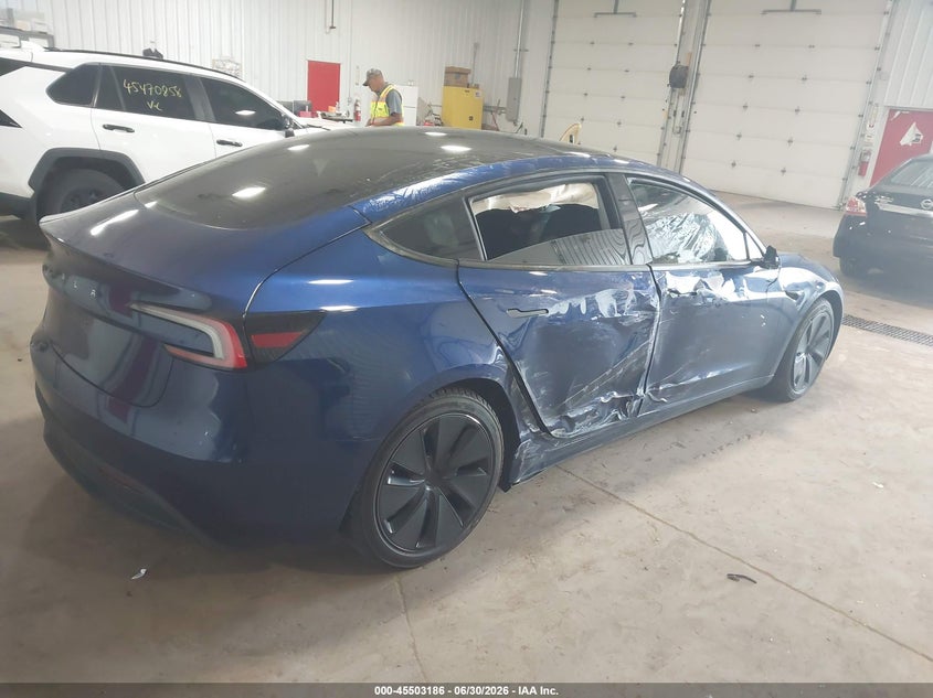 Vin: 5yj3e1ea3sf068593, lot: 46001402, tesla model 3 long range rear-wheel drive/standard rear-wheel drive 20254