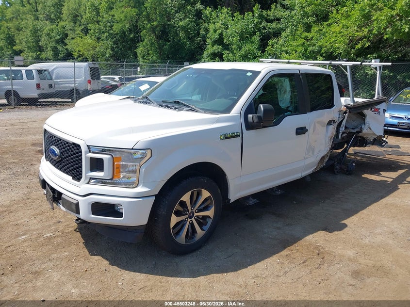 2019 Ford F-150, Лівий зад, IAAI, VIN 1FTEW1EPXKFC41659 — фото 2